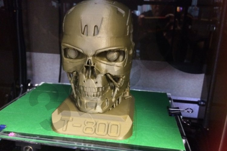 3D T800 Terminatör Kafası Modeli